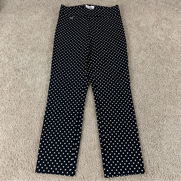 Joseph Ribkoff Pull On Pants Polka Dot Chic Designer Stretch T527 - Picture 1 of 9